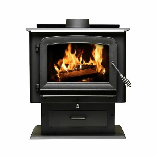 2,500 Sq Ft EPA Certified Pedestal Wood Stove, Ashley Hearth Products, Mfr#: AW2520E-P